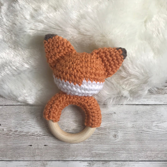 Fuchs Rassel, gehäkelt, Handmade - Lilys Wonderland