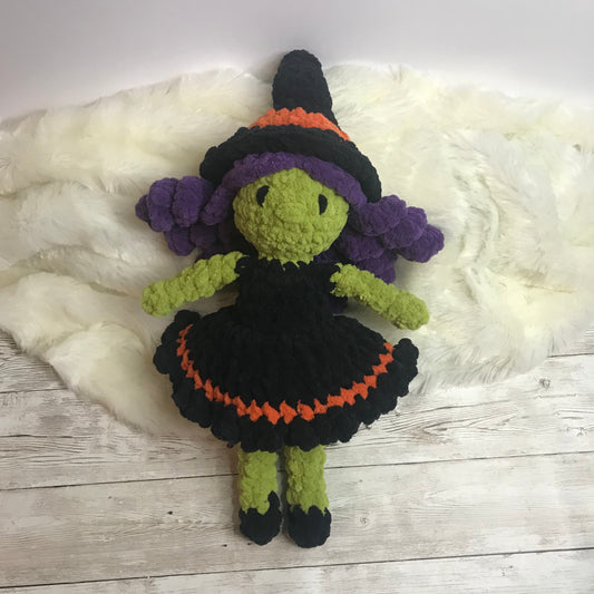 Hexe, gehäkelte Puppe, Handmade - Lilys Wonderland